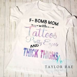 FBOMB MOM, TATTOO PRETTY EYE & THICH THIGHS